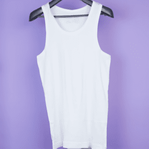 Van Heusen White Cotton Vest For Men