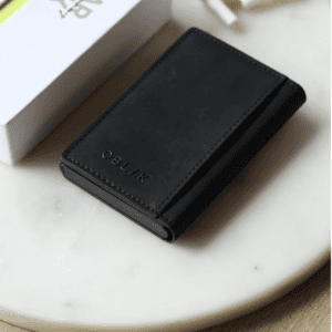 Oblik Premium Faux Suede Leather Essence Wallet For Men