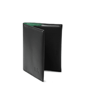 Dailyobjects Black Even Bi-Fold Card Wallet For Men