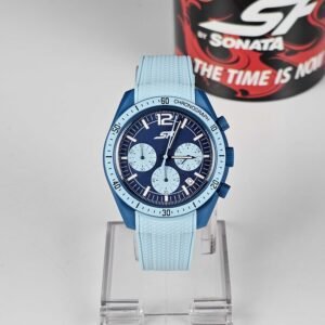 Sonata SF Genesis Quartz Analog Blue Dial Watch For Men