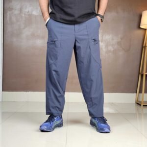 Decathlon Sportswear Zipper Tapered Track Pants For Men
