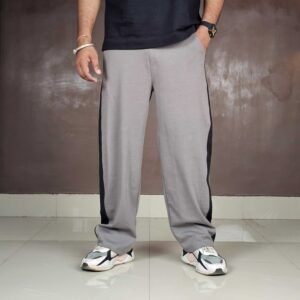 The Souled Store Colourblocked Cotton Relaxed Fit Track Pant For Men