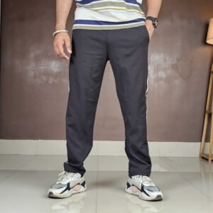 glitchez High-Rise Track Pants For Men