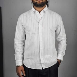 The Souled Store Seersucker Cotton Relaxed Shirt For Men