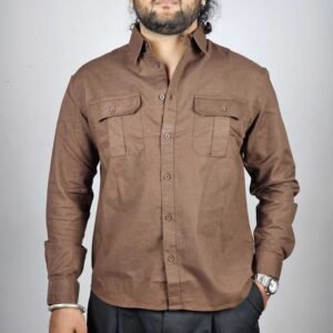 The Souled Store Cotton Linen Blend Oversized Shirts For Men