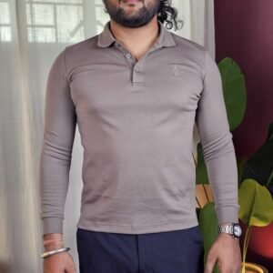 Jockey Super Combed Cotton Rich Solid Polo T-Shirt For Men