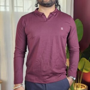 DAMENSCH Rich Texture Moisture Controlled Fabric Polo T-shirts For Men