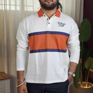 WROGN Colourblocked Polo Collar T-shirt For Men
