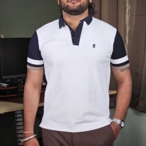 RED TAPE Colourblocked Polo Collar T-shirt For Men