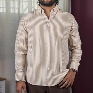 Snitch Striped Classic Slim Fit Casual Shirt For Men