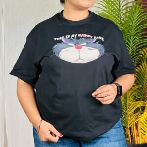 The Souled Store Disney: My Happy Face Oversized T-Shirt For Women