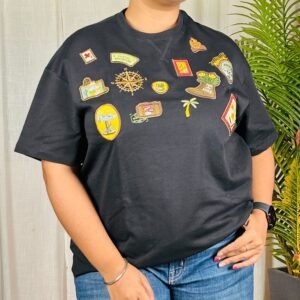The Souled Store Travel Stamp: Streetwear T-Shirt For Women