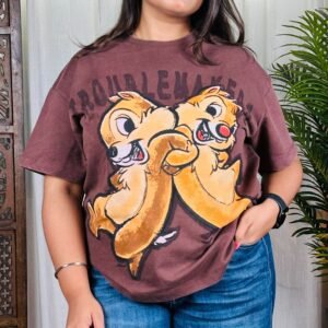 The Souled Store Disney: Troublemakers Oversized T-Shirt For Women
