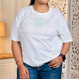 Glitchez Printed Oversized T-shirt For Women