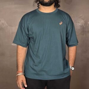 Asics Round Neck Solid T-shirt for Men