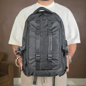 F Gear Pampero Black 34L Premium Laptop Backpack with USB Charging Port