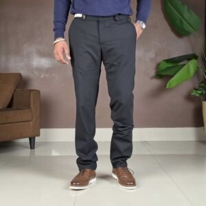 Blackberrys Mid-Rise Regular Fit Formal Trousers for Men
