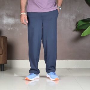Technosport Solid Blue Track Pant for Men