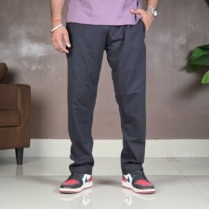 Pepe Jeans Solid Black Track Pant for Men