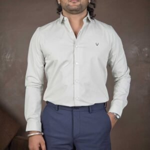 Allen Solly Slim Fit Solid Casual Shirt for Men