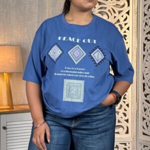 Roadster The Life Co. Printed Oversized T-shirt For Women