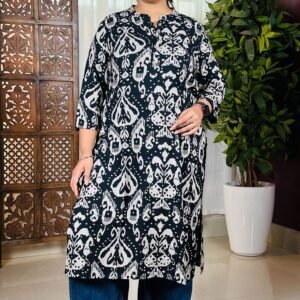 Amazon Brand - Tavasya Printed Stylish Kurta for Women