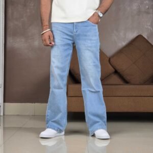 The Souled Store Bootcut Fit Denim Blue Jeans for Men