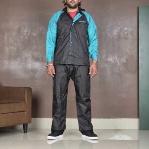 WATER FIGHTER by ZEEL Colourblocked Rain Suit for Men