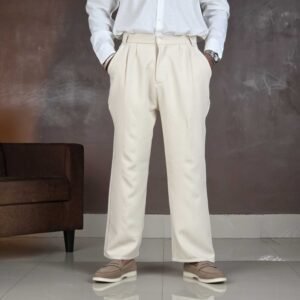 Niffar Fashion Pleated Trousers for Men