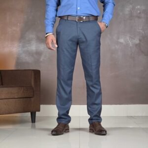 INVICTUS Flat-Front Formal Trousers for Men
