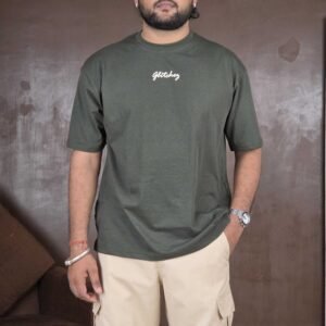 Glitchez Printed Oversized T-shirt for Men