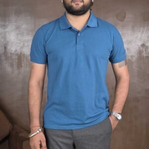Amazon Brand - Symbol Cotton Rich Solid Polo Tshirt for Men