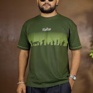 The Souled Store The Lord of the Rings Printed Olive T-Shirts for Men