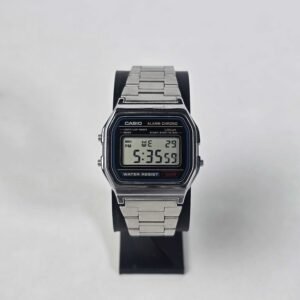 Casio Vintage A-158WA-1Q Digital Grey Dial Unisex Watch