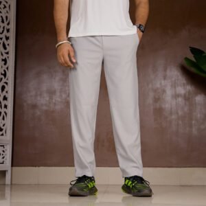 INDICLUB Casual Gray Track Pant for Men