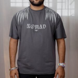 The Souled Store Nomad: Wings Trendy Oversized T-Shirt for Men