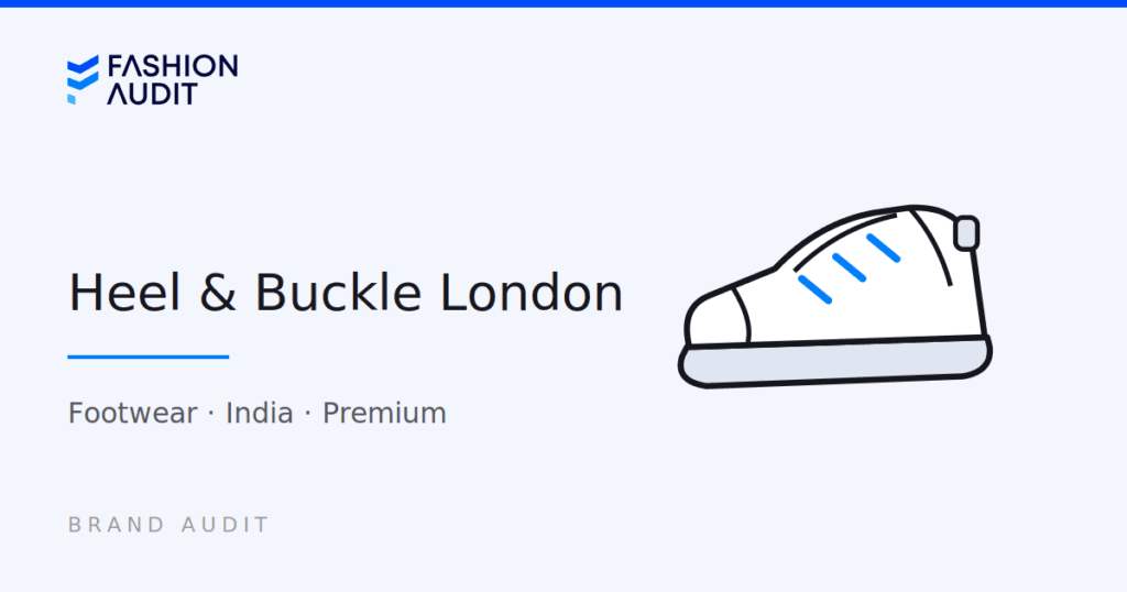 Heel & Buckle London brand audit card by FashionAudit