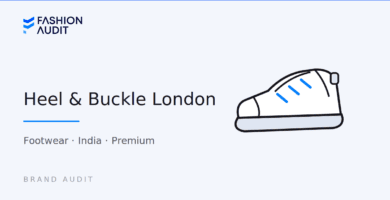 Heel & Buckle London brand audit card by FashionAudit