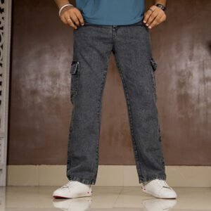 MaverIQ Straight Fit Cargo Styles Jeans for Men