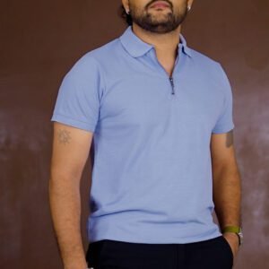 VEIRDO Polo Collar Pure Cotton T-shirt for Men