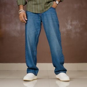 PERCH Mid-Rise Light Fade Jeans for Men