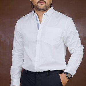INVICTUS White Slim Fit Formal Shirt for Men