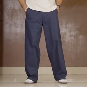 glitchez Baggy Fit Pure Cotton Trousers for Men