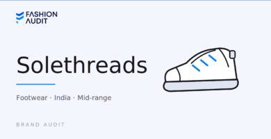 Solethreads brand audit card by FashionAudit