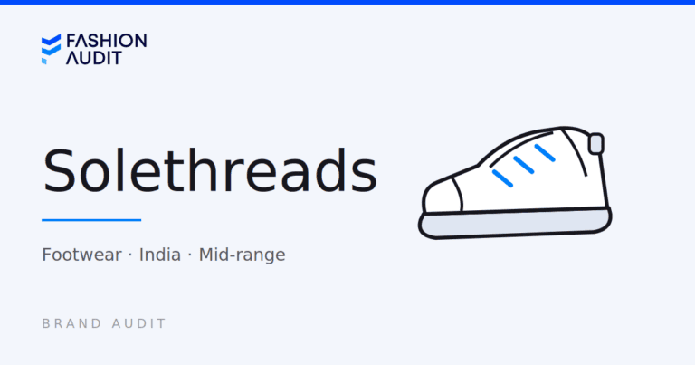 Solethreads brand audit card by FashionAudit