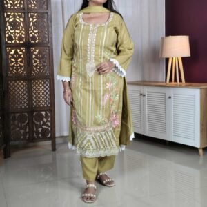 Libas Floral Embroidered Regular Kurta Set for Women