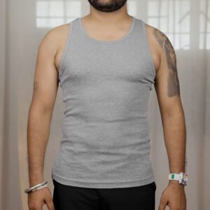 Jockey Men Super Combed Cotton Rib Round Neck Vest for Men