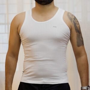 EURO Rupa Micra Flash Men White Cotton Vest for Men