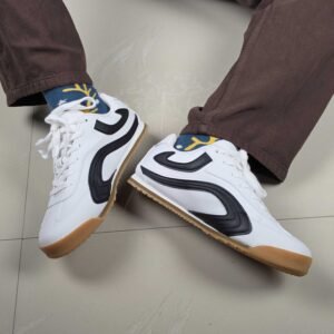 Campus RUSTLE PU White Casual Sneakers for Men