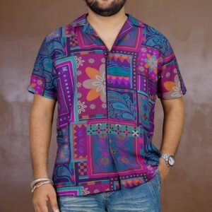 The Souled Store Dark Paisley Printed Regular Fit Shirts for Men